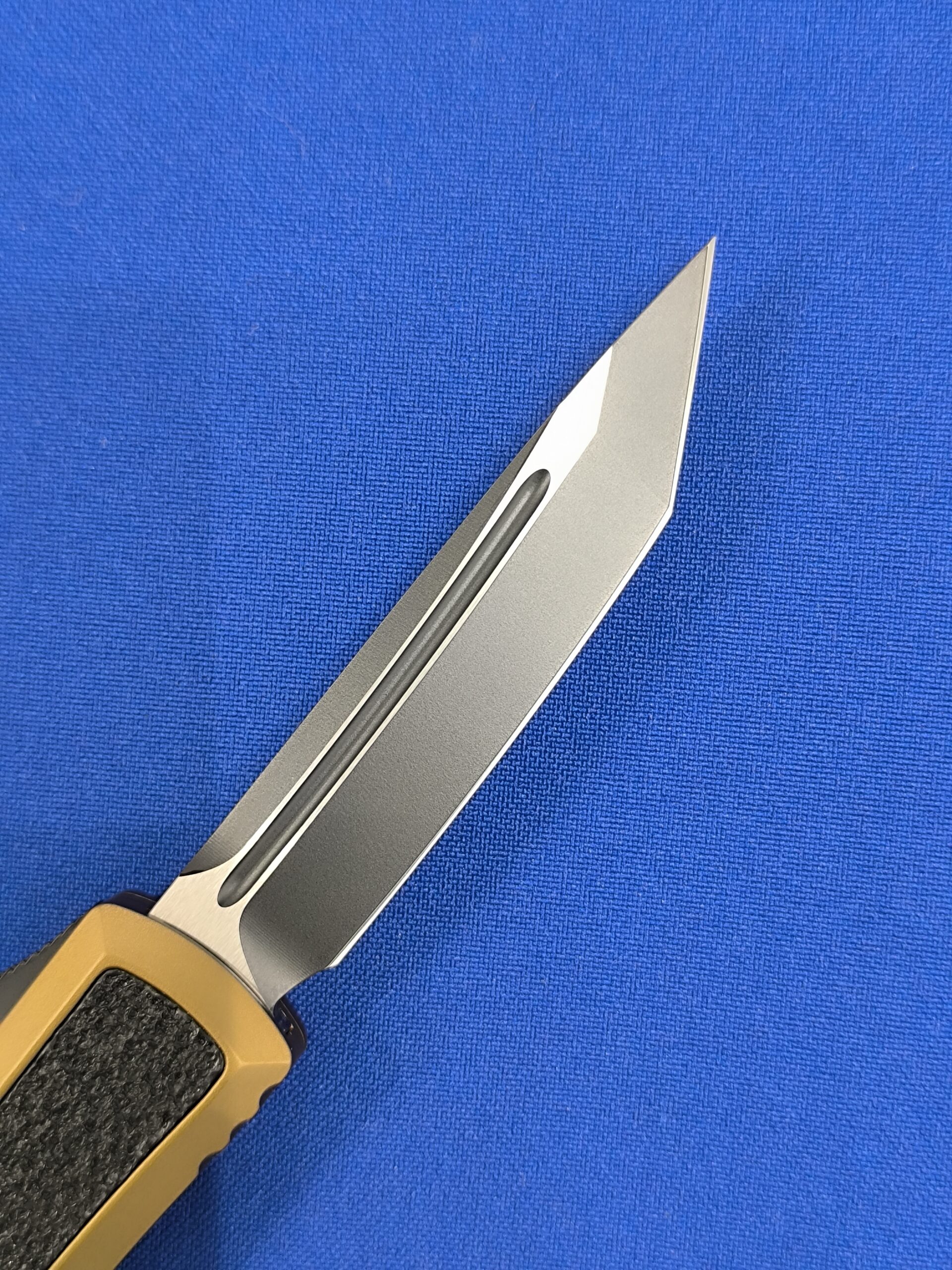 Фронтальный нож Microtech Daytona T/E 127-1 TAS, сталь M390
