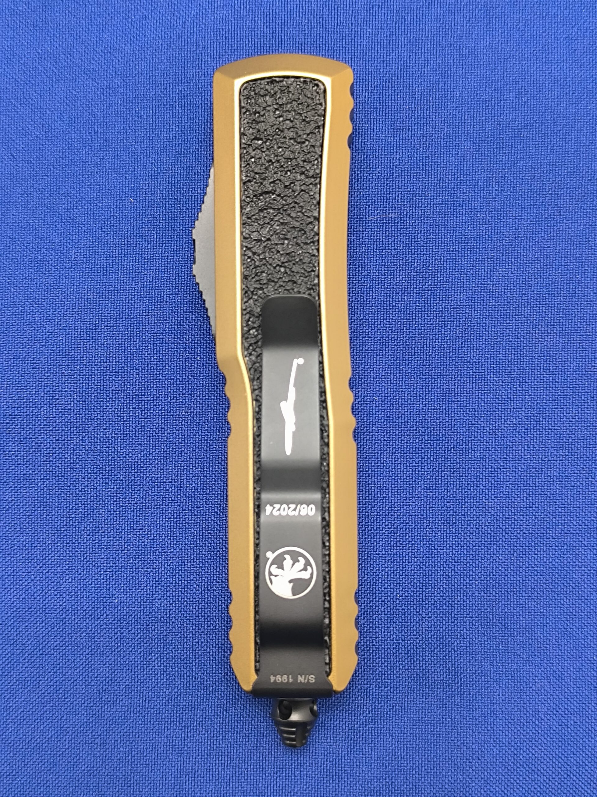 Фронтальный нож Microtech Daytona T/E 127-1 TAS, сталь M390