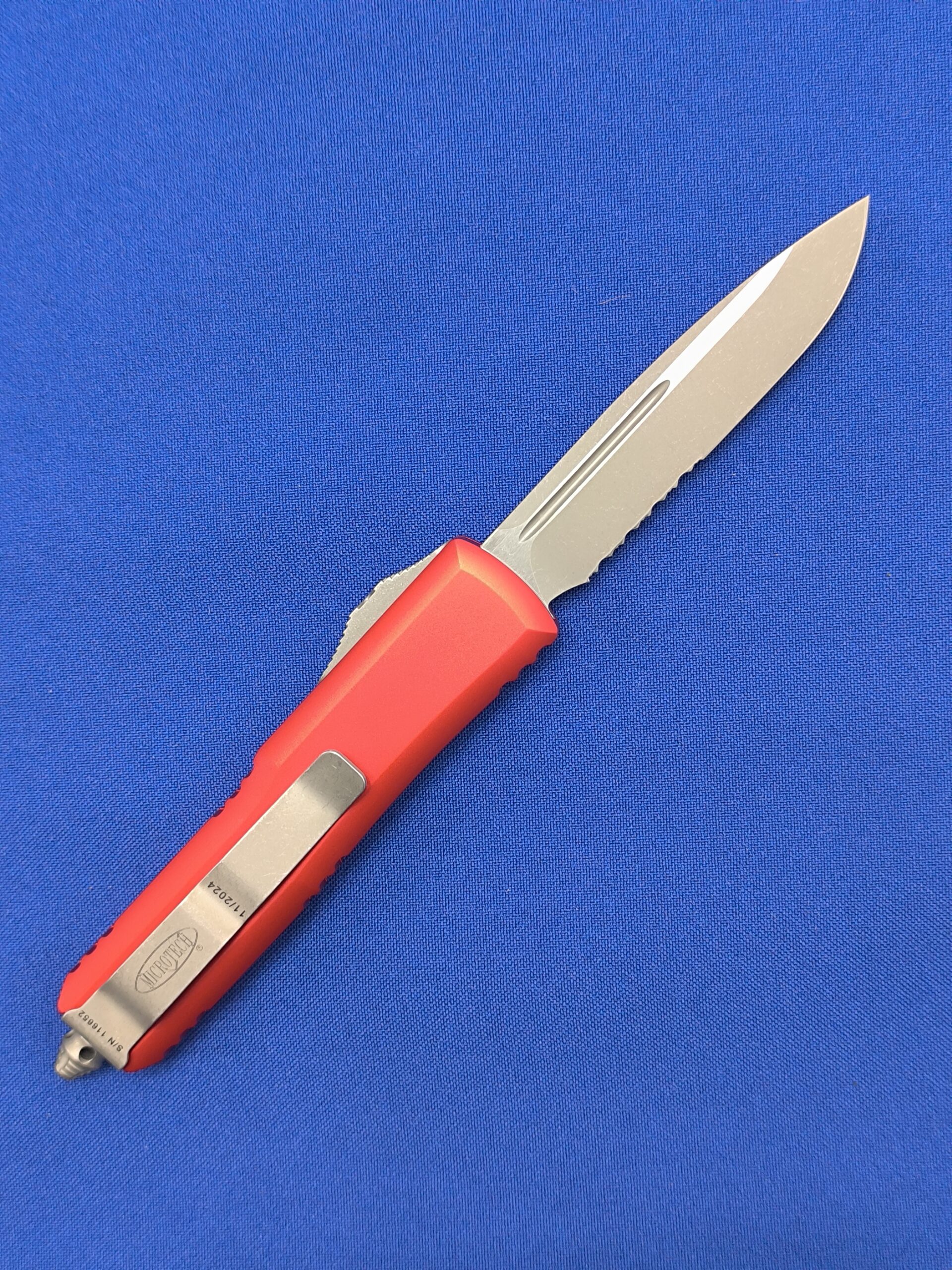 Фронтальный нож Microtech UTX-85 S/E 231-11 APRD, сталь M390