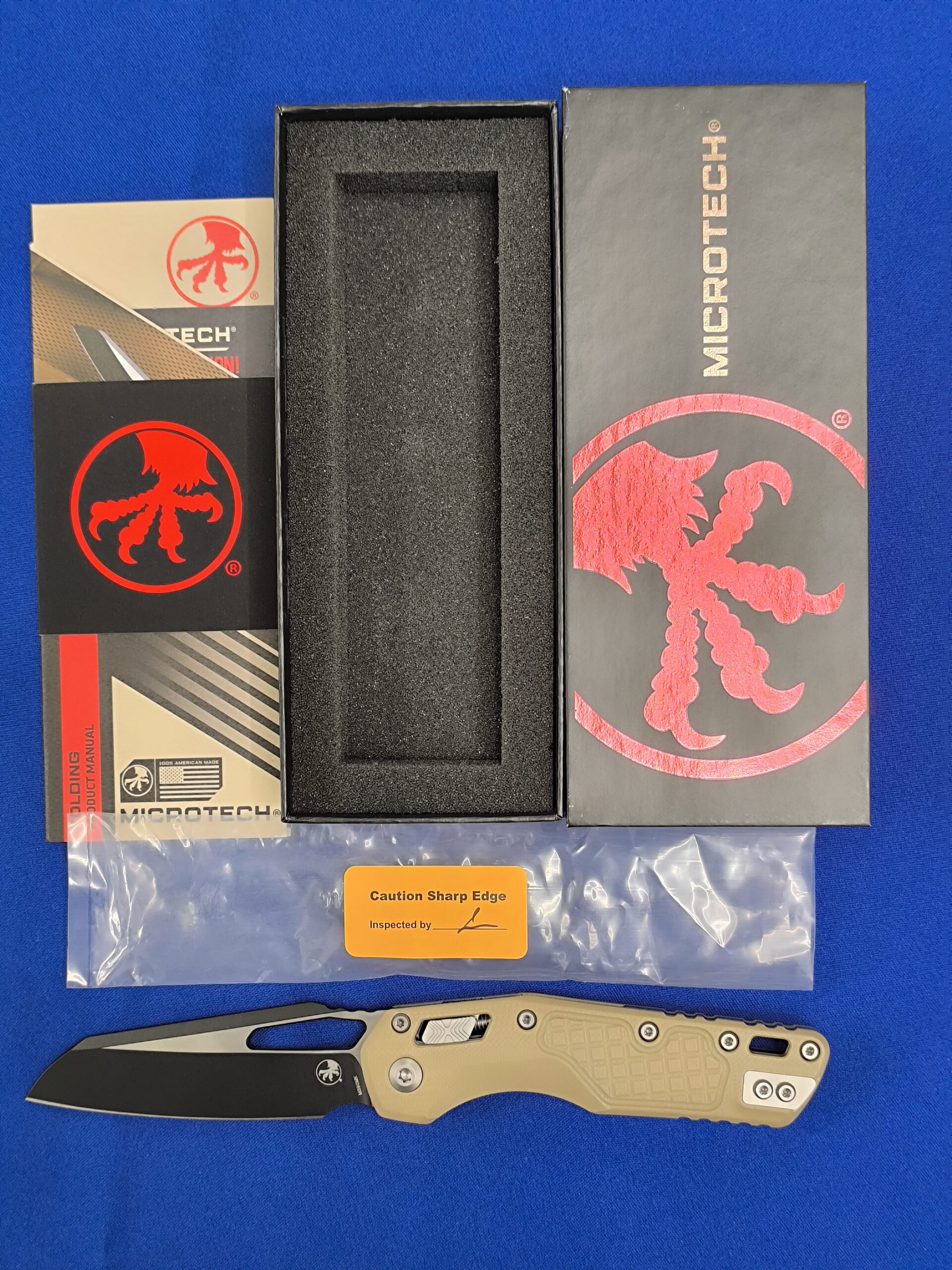 Складной нож Microtech MSI S/E 210-1 FRGTTA, сталь M390MK