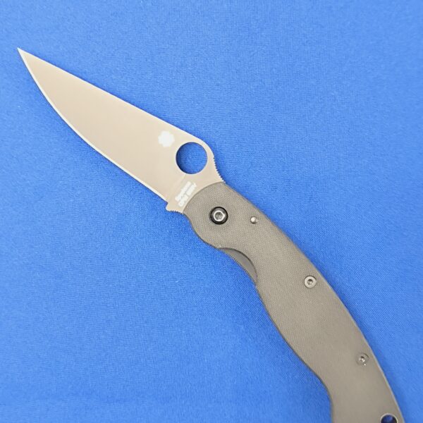 Складной нож Spyderco  C36 GPBK, MILITARY BK G10, сталь S-30V