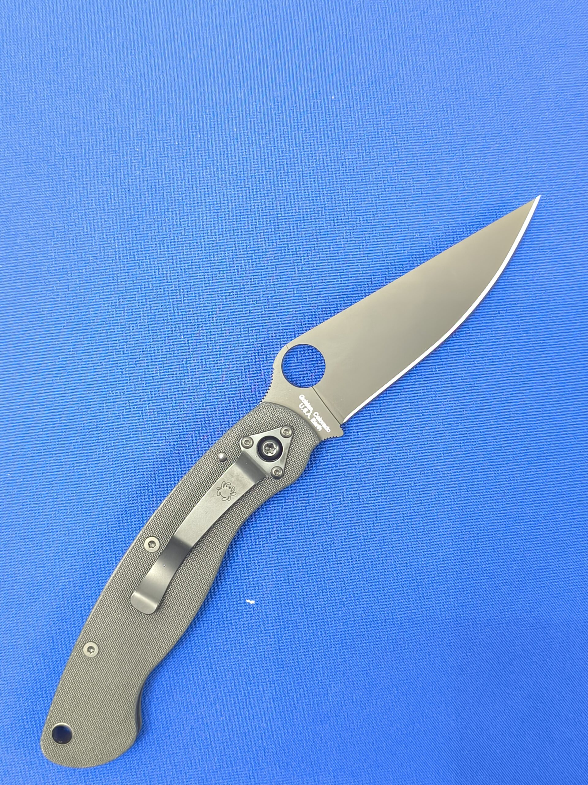 Складной нож Spyderco C36 GPBK, MILITARY BK G10, сталь S-30V