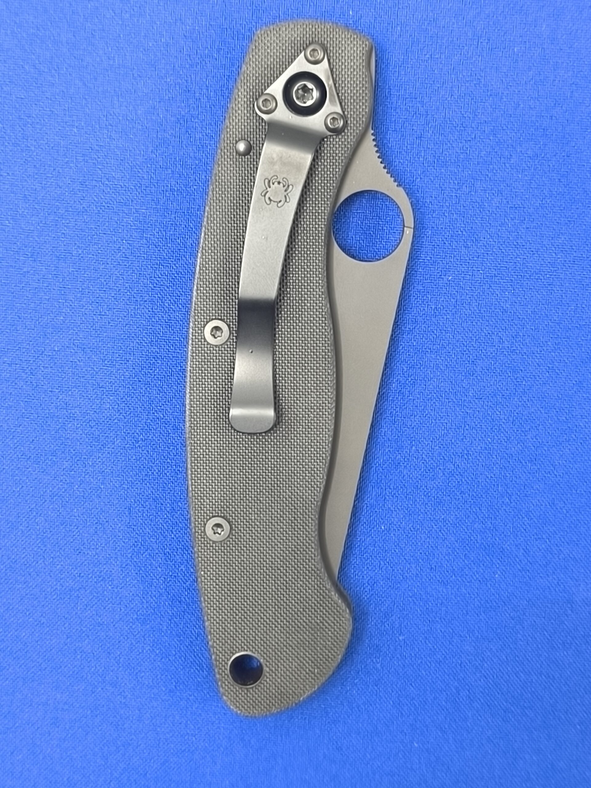 Складной нож Spyderco C36 GPBK, MILITARY BK G10, сталь S-30V