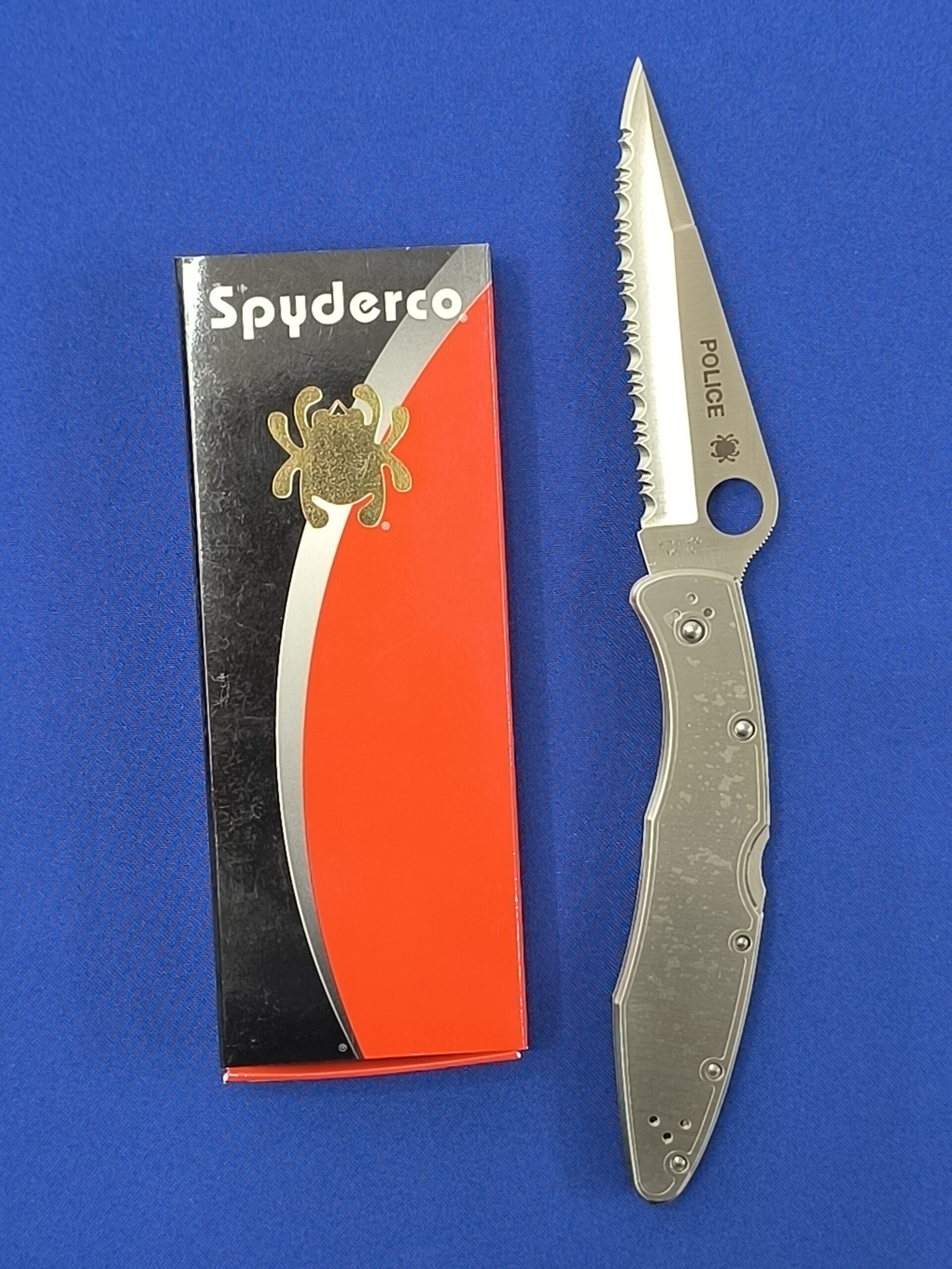 Складной нож Spyderco C07 S, POLICE MODEL SS , сталь VG-10