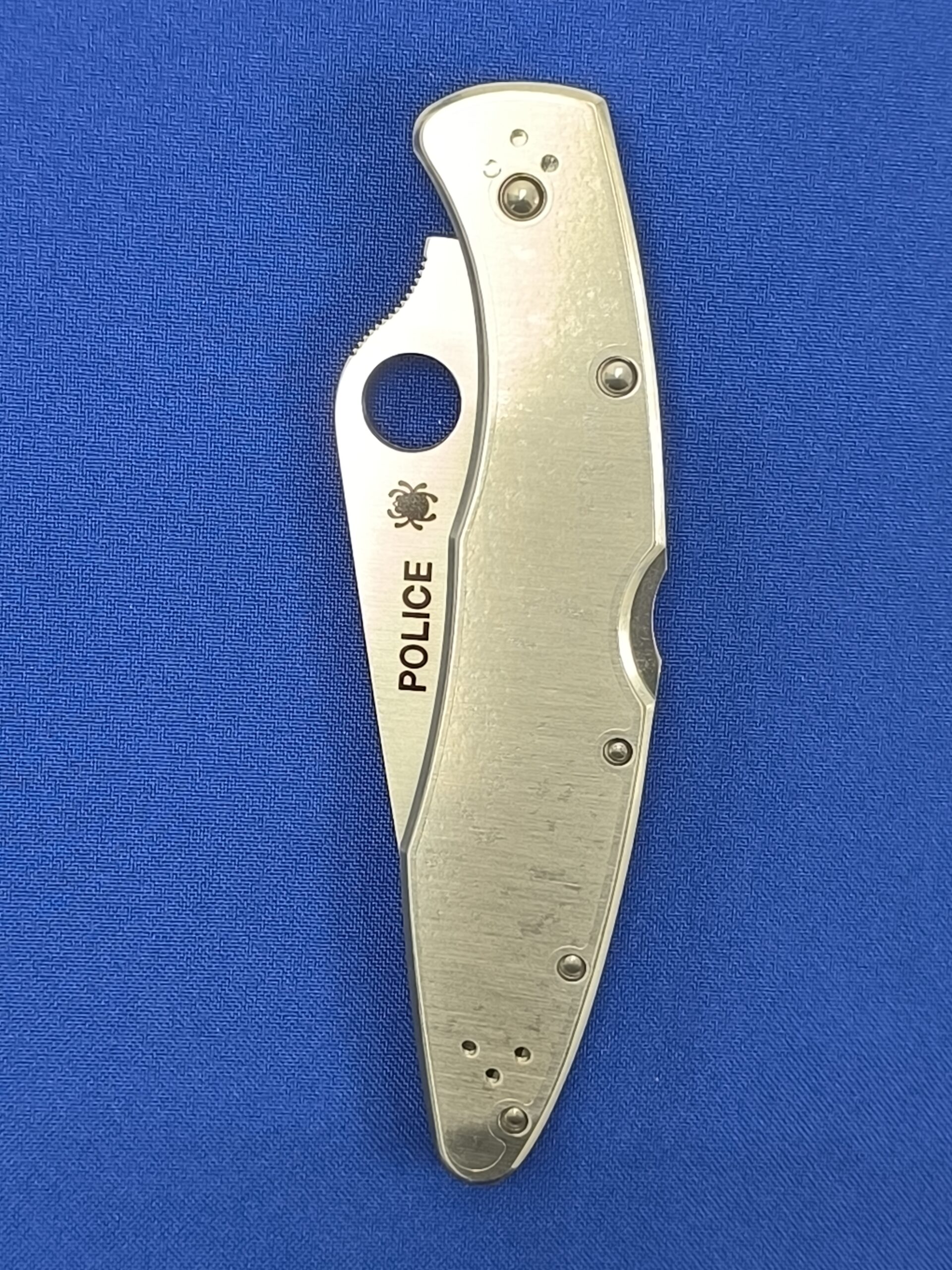 Складной нож Spyderco C07 S, POLICE MODEL SS , сталь VG-10