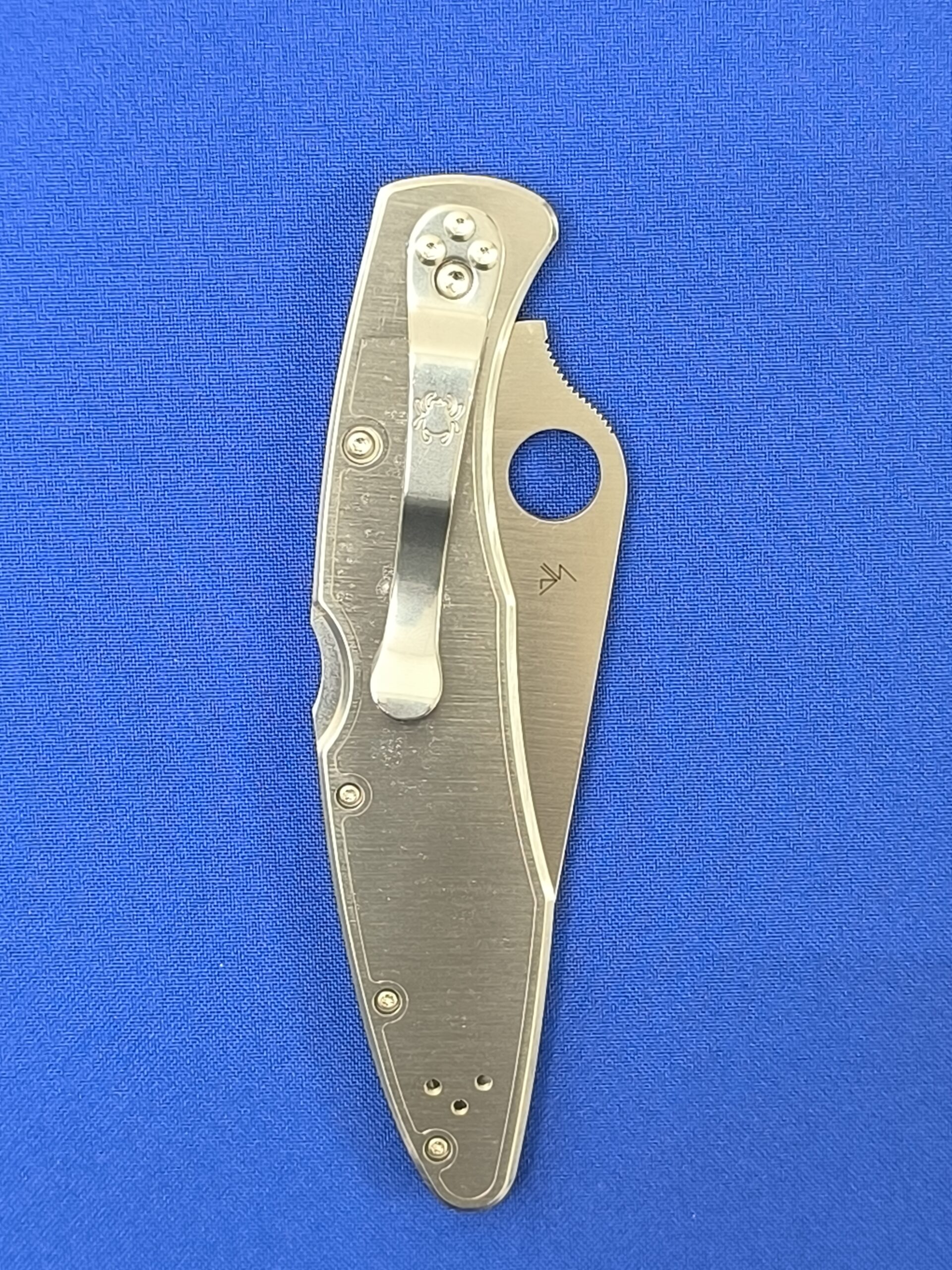 Складной нож Spyderco C07 S, POLICE MODEL SS , сталь VG-10