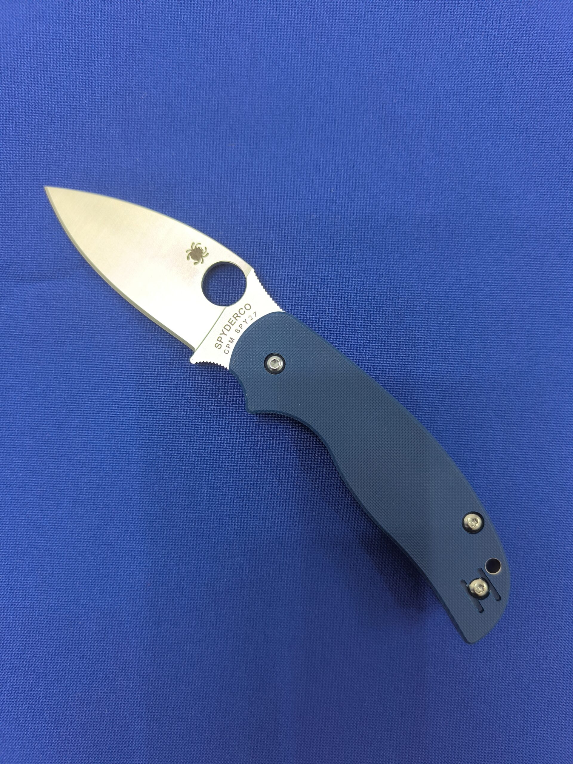 Складной нож Spyderco C123 GPCBL, SAGE 5 COBALT BL G10, сталь SPY27