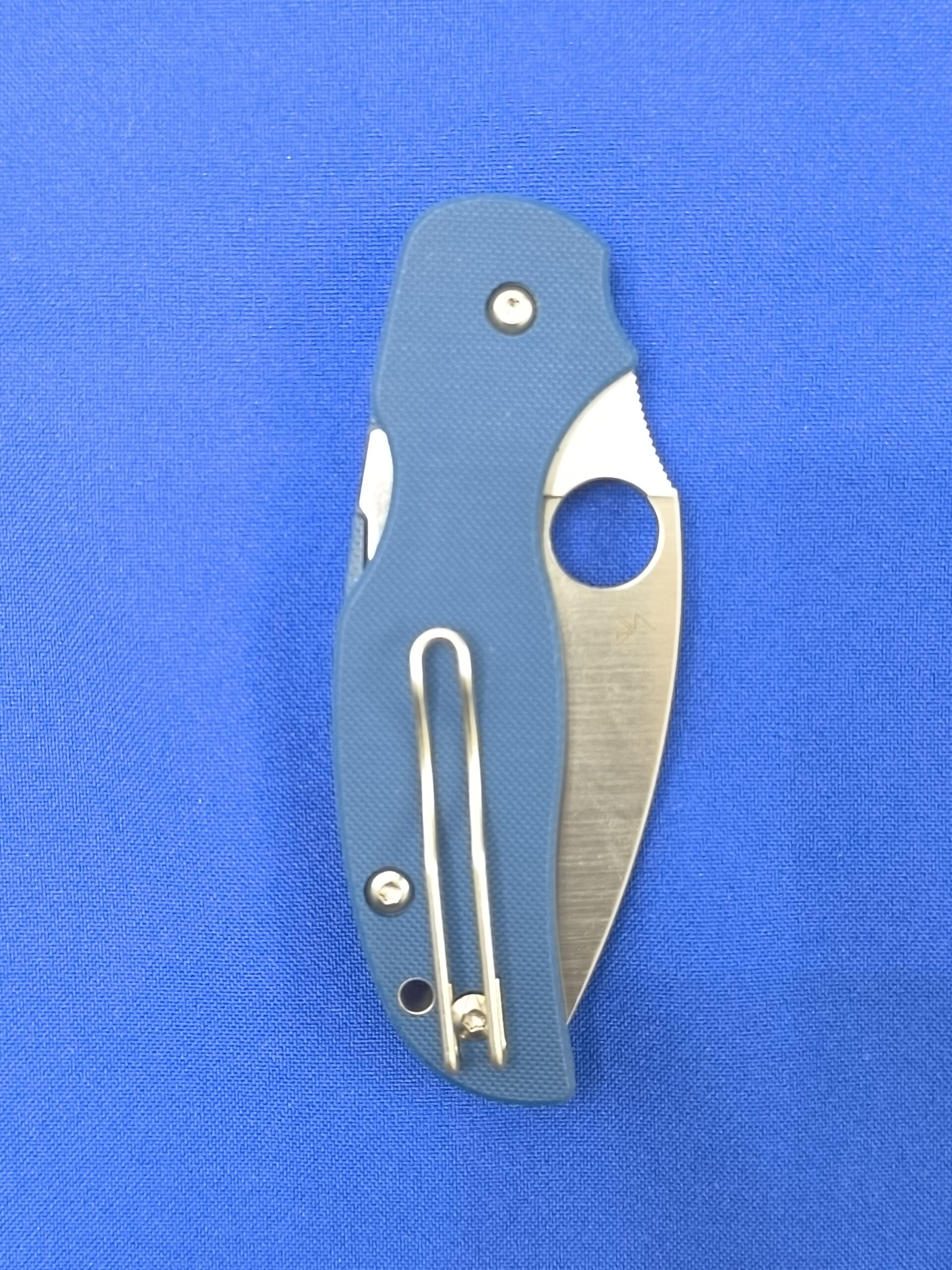 Складной нож Spyderco C123 GPCBL, SAGE 5 COBALT BL G10, сталь SPY27