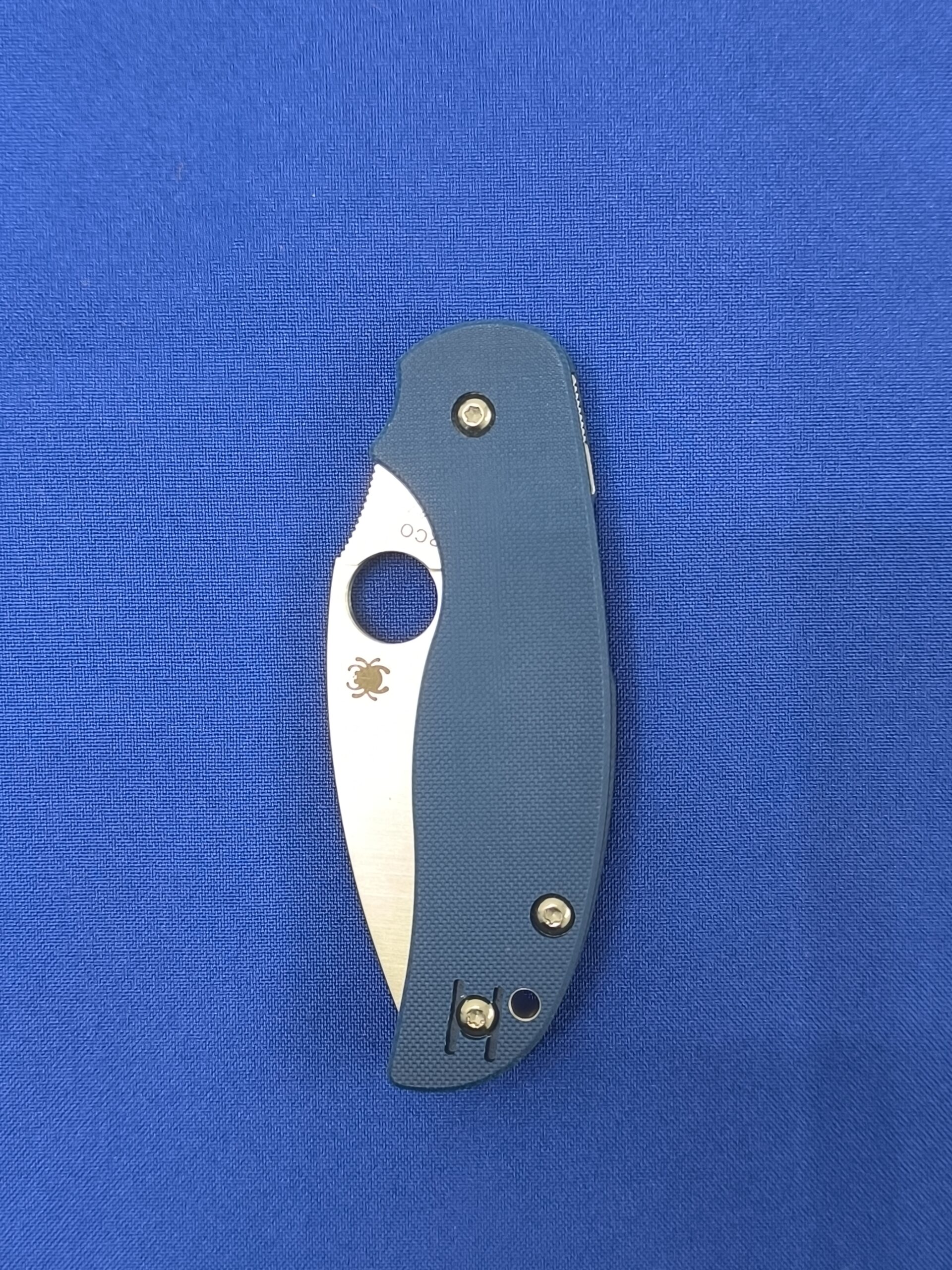 Складной нож Spyderco C123 GPCBL, SAGE 5 COBALT BL G10, сталь SPY27