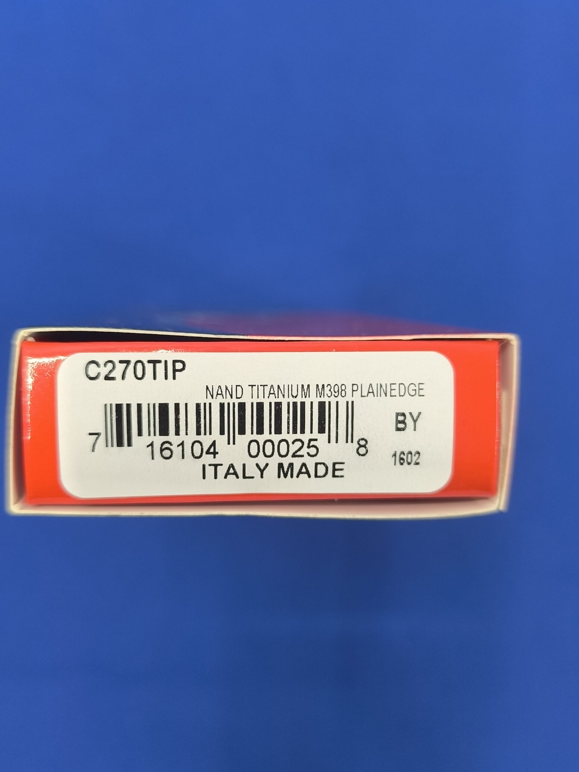 Складной нож Spyderco C270 TIP, NAND TITANIUM, сталь M398
