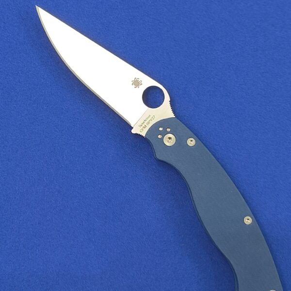 Складной нож Spyderco  C36 GPCBL2, MILITARY 2 COBALT BL G10,  сталь SPY27