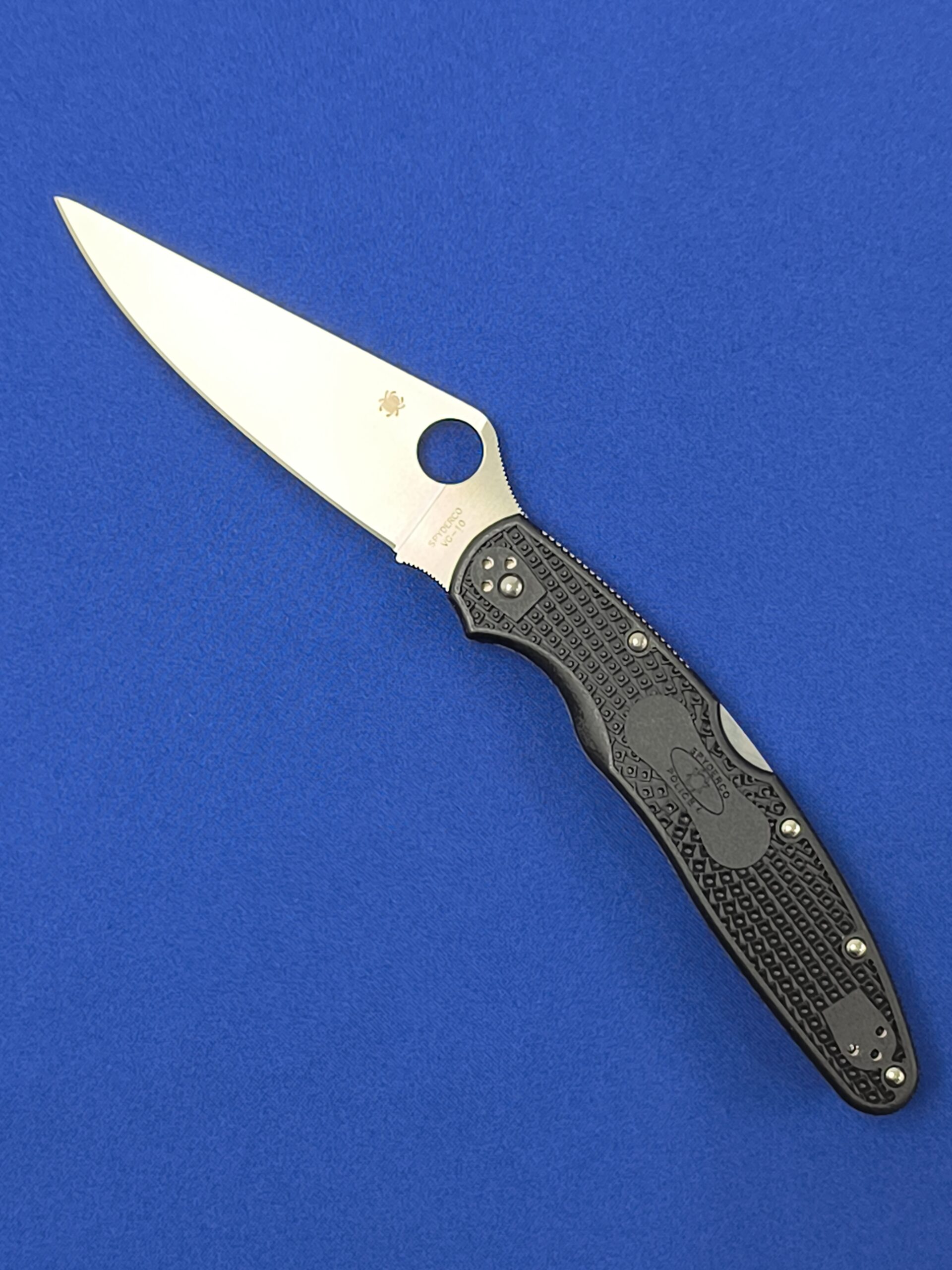 Складной нож Spyderco C07 PBK4, POLICE 4 BK FRN, сталь VG-10
