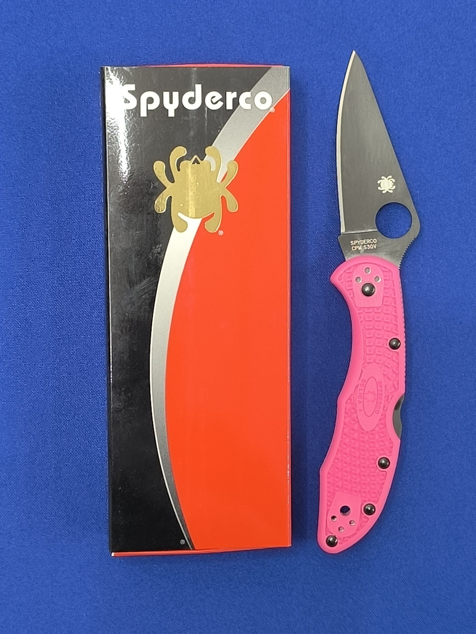 Складной нож Spyderco C11 FPPNS30VBK, DELICA 4 PN FRN BK, сталь S-30V