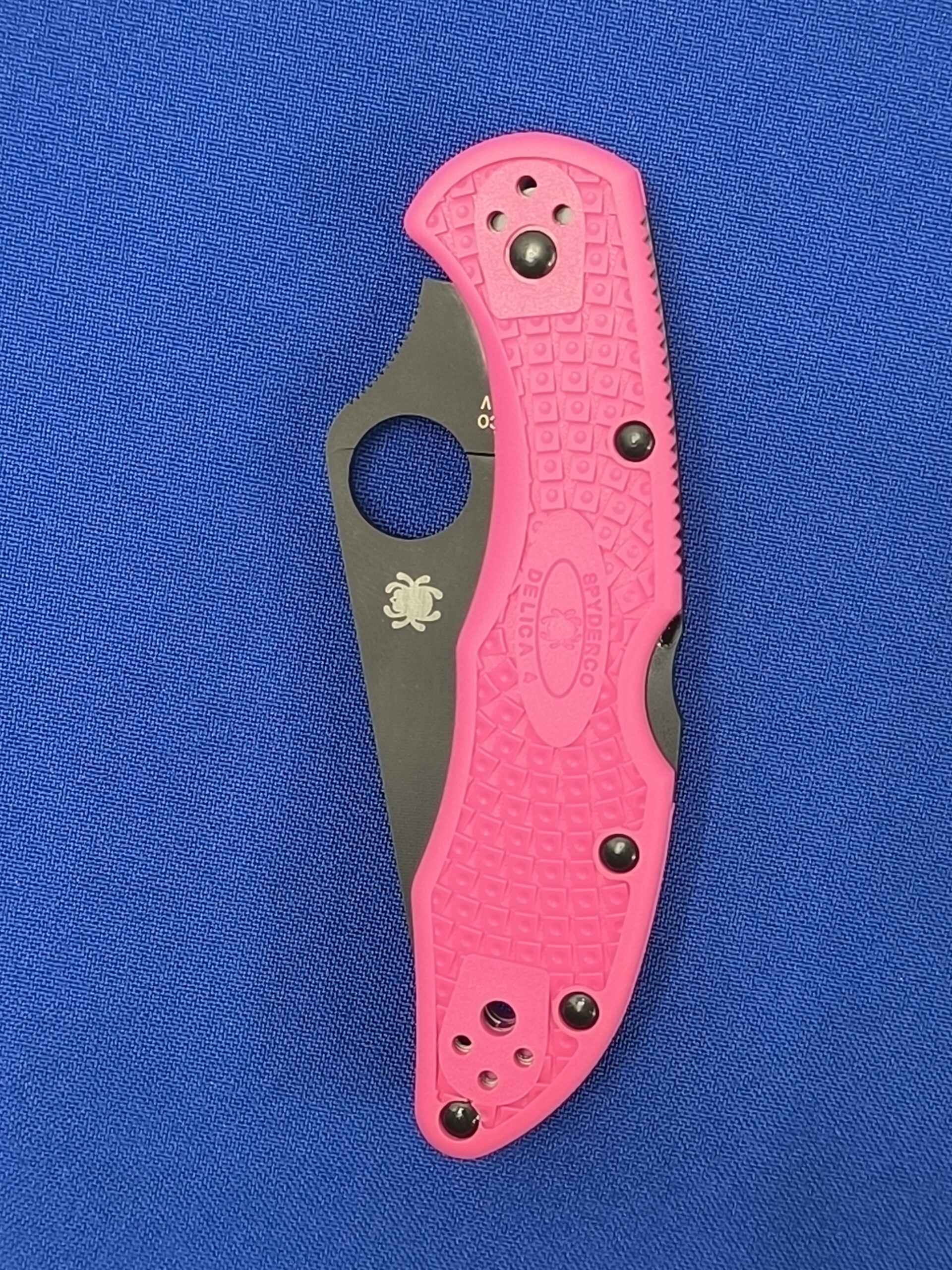 Складной нож Spyderco C11 FPPNS30VBK, DELICA 4 PN FRN BK, сталь S-30V