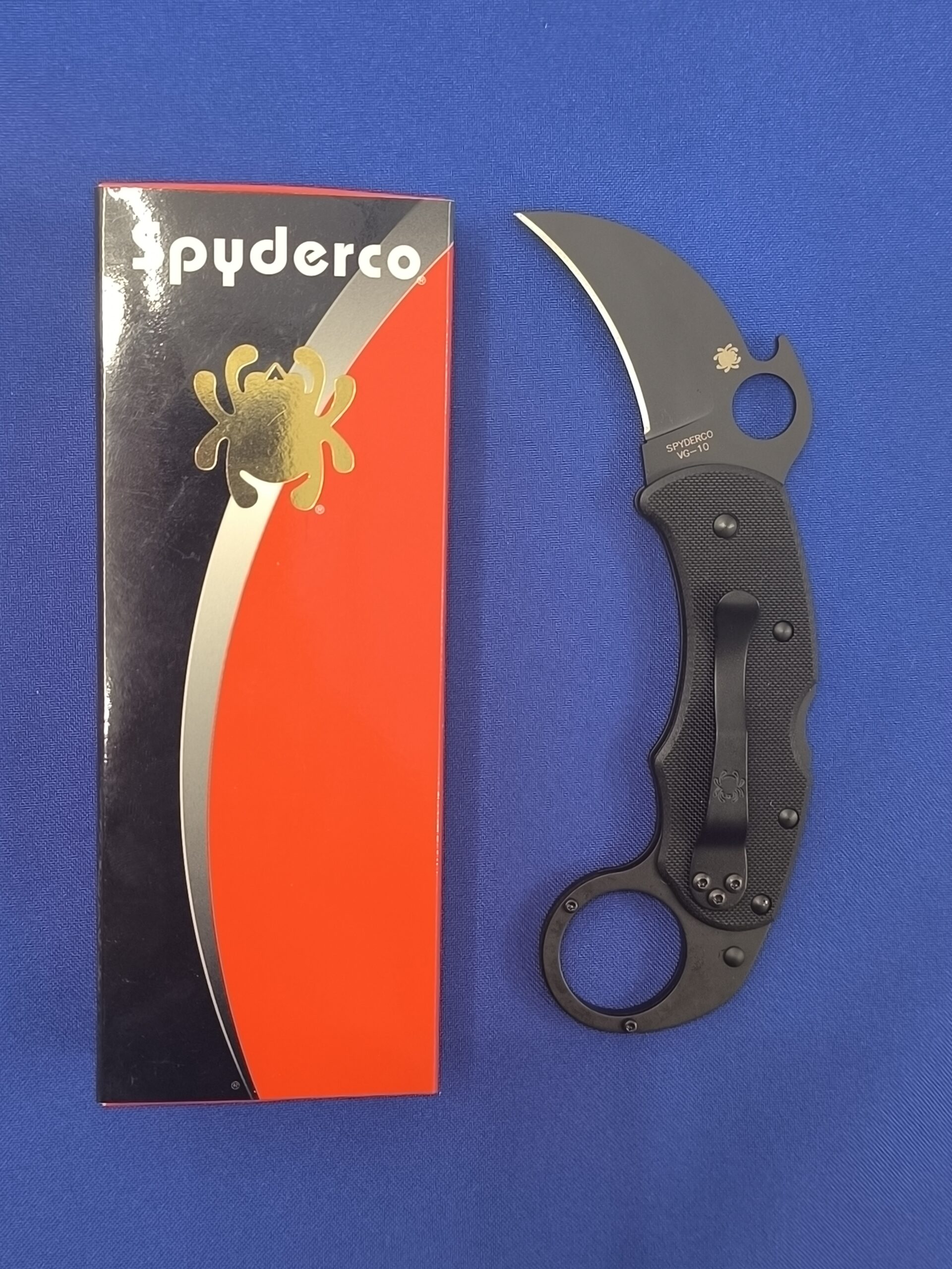 Складной нож Spyderco C170 GBBKP, KARAHAWK BK , сталь VG-10