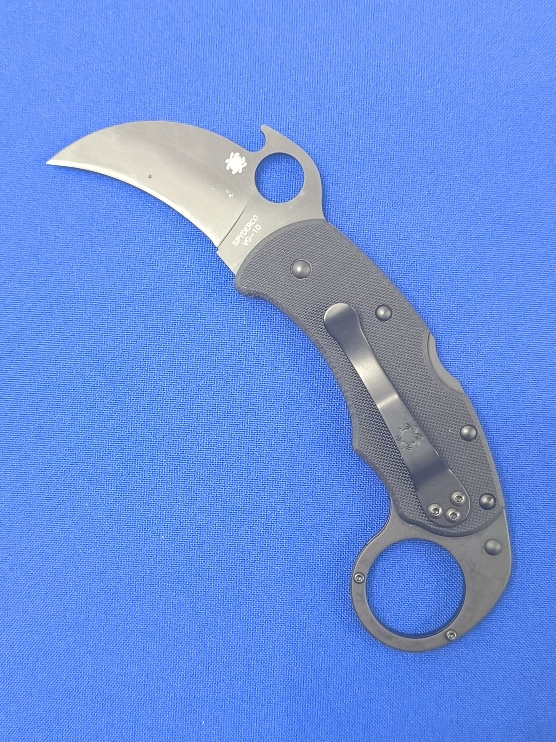 Складной нож Spyderco C170 GBBKP, KARAHAWK BK , сталь VG-10